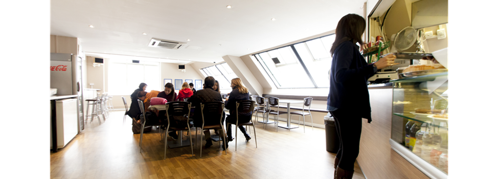 Cafeteria Sprachschule London ec-covent-garden_school_0196©ECEnglish, London/ Malta